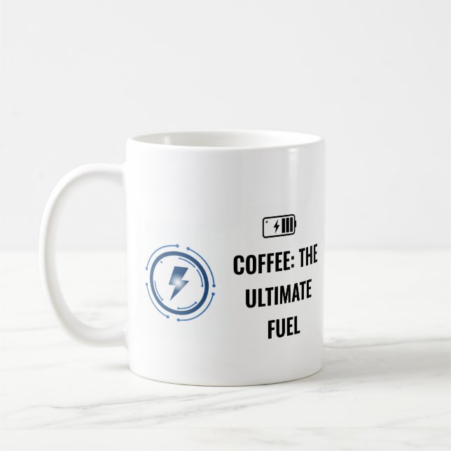 TAZA DE CAFÉ CAFÉ: EL COMBUSTIBLE ULTIMO (Izquierda)