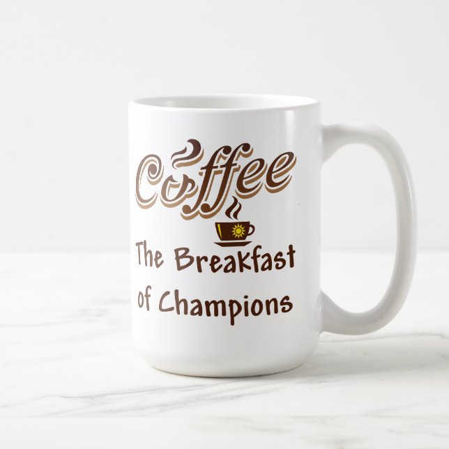 Taza De Café Café el desayuno de campeones (Derecha)