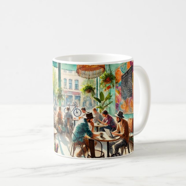 Taza De Café Cafe en Austin (Anverso derecho)