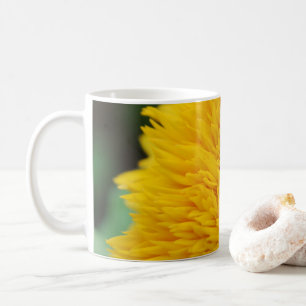 Taza De Café Café en blanco de girasol amarillo