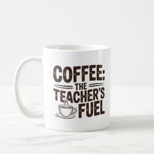 Taza De Café Café en el aula de combustible de los profesores