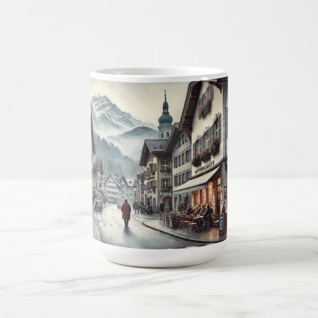 Taza De Café Café en la Suiza Interlaken (Centro)