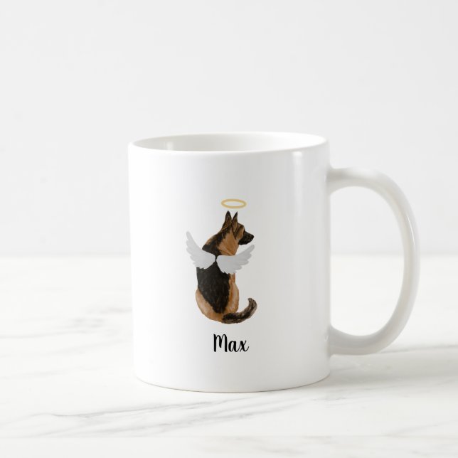 Taza De Café Café en memoria de perros personalizado (Derecha)