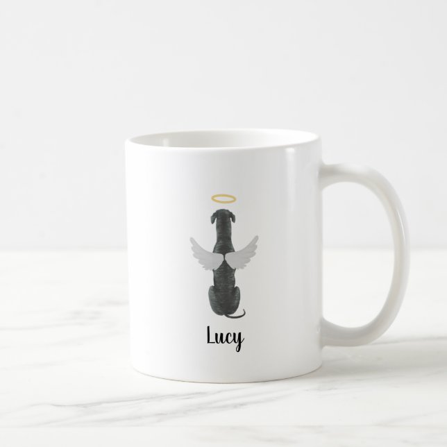 Taza De Café Café en memoria de perros personalizado (Derecha)