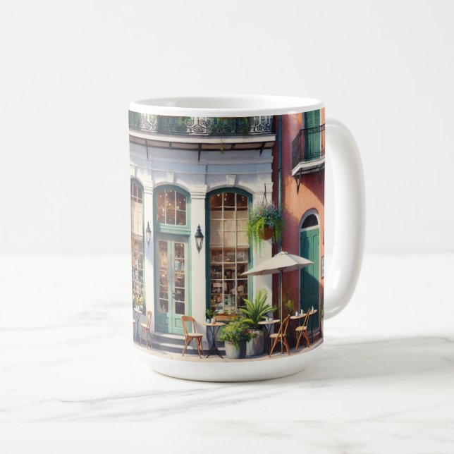 Taza De Café Cafe en Nueva Orleans Louisiana (Anverso derecho)