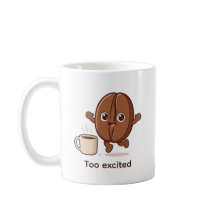 Café enérgico de grano de café sobrecafeinado