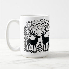 Taza De Café Café Escandinavo Folk Woodland Mug