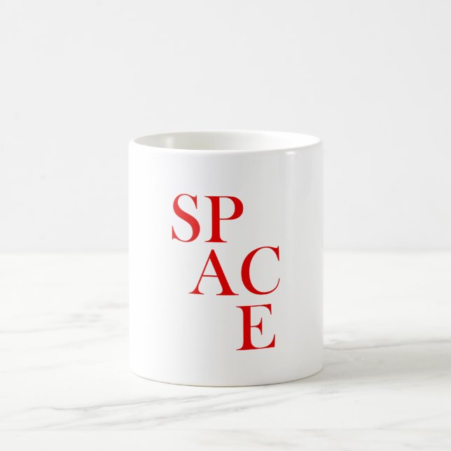 Taza De Café Café espacial Mug (Centro)