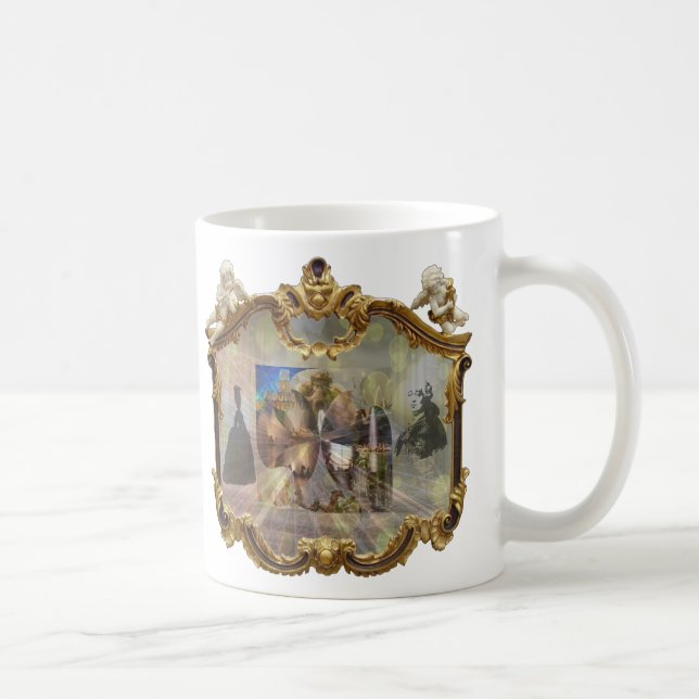 Taza De Café Café Espejo Espejo Luis XVI y María Antonieta (Derecha)