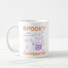 Taza De Café Café espeluznante pero cafeinado de Halloween de f