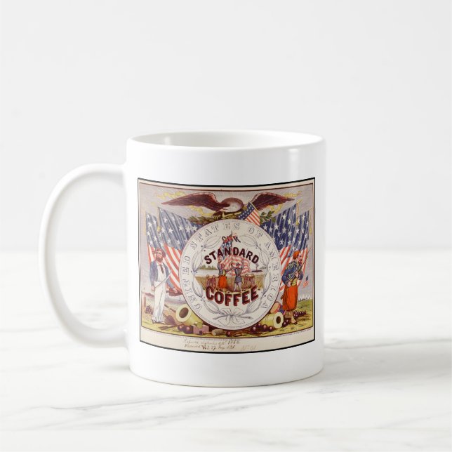 Taza De Café Café Estándar - Anuncio Vintage (Izquierda)