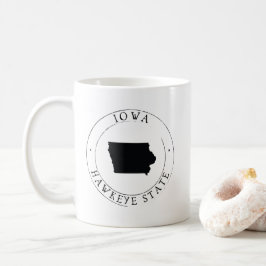 Taza De Café Café estatal Iowa Hawkeye
