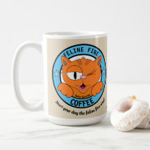 CAFÉ FELINO FINO Gato Señor Gato de dibujos animad