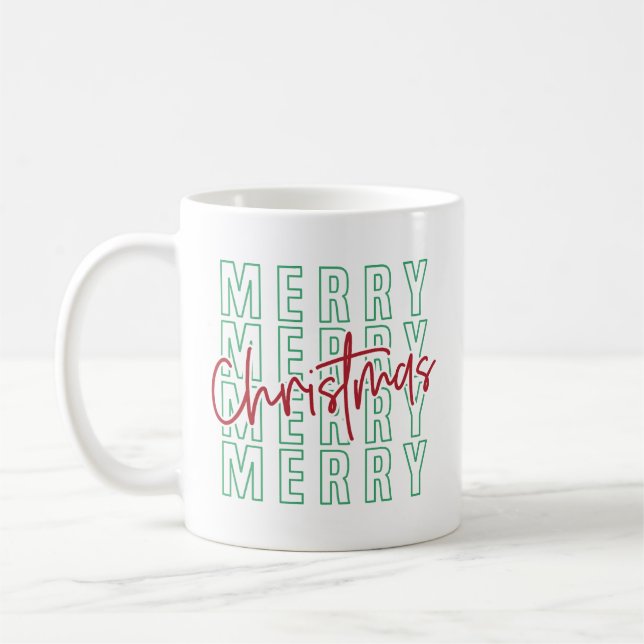 Taza De Café Café Feliz Navidad | Festividad (Izquierda)