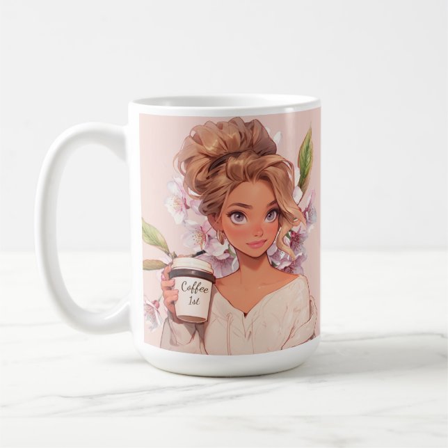Taza De Café Café First Mug (Izquierda)