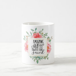 Taza De Café Café Floral "Amazing Grace" Mug