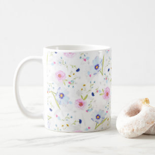 Taza De Café Café Floral Mug