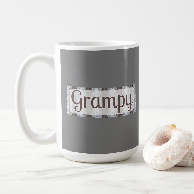 Taza De Café Café Grampy moderno (Con donut)