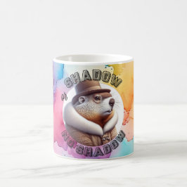 Taza De Café Café Groundhog Tema Mug