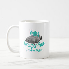 Taza De Café Café Grouper-Face Mug