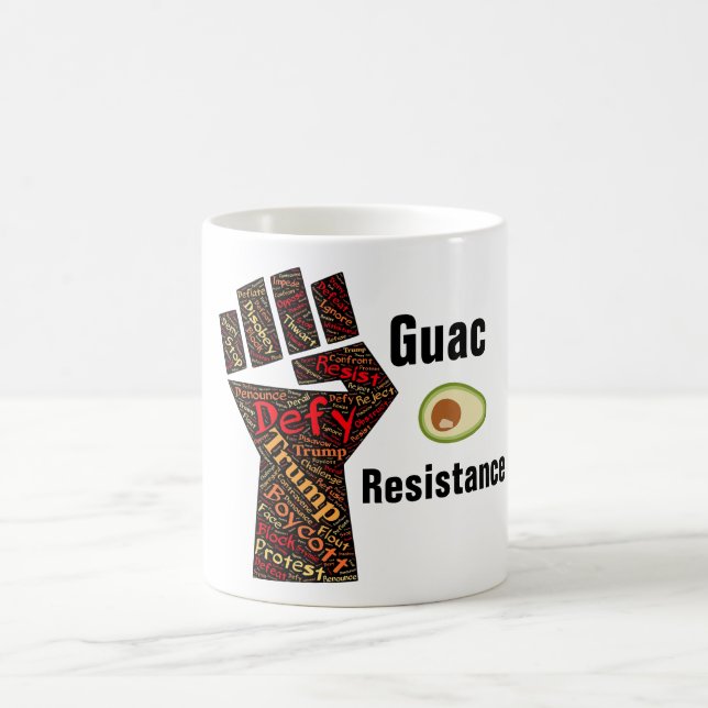 Taza De Café Café Guac Resistance Mug (Centro)