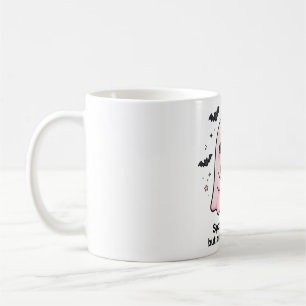 Taza De Café Café helado fantasma rosa lindo - Temporada espelu