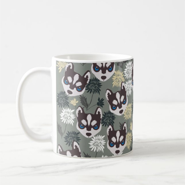 Taza De Café Café Husky Mug (Izquierda)