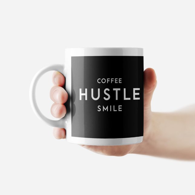 Taza De Café Café Hustle Smile Mug (Subido por el creador)