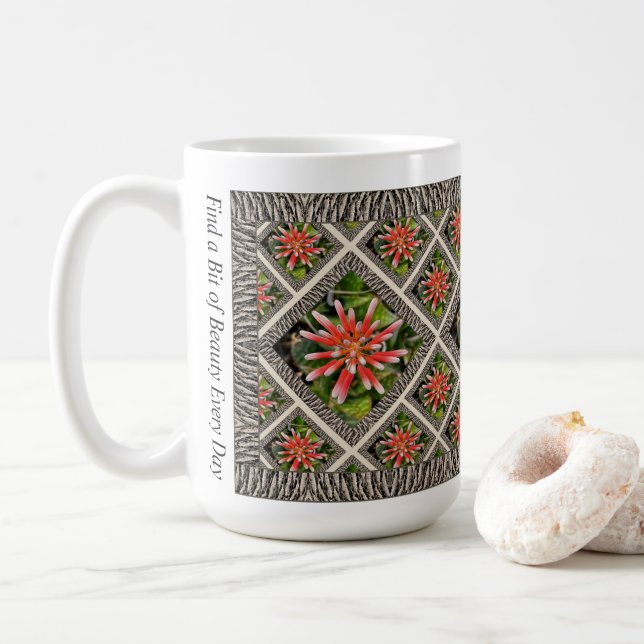 Taza De Café Café inspirador con Naranjas Aloes (Con donut)