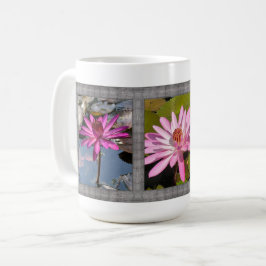 Taza De Café Café inspirador con nenúfares