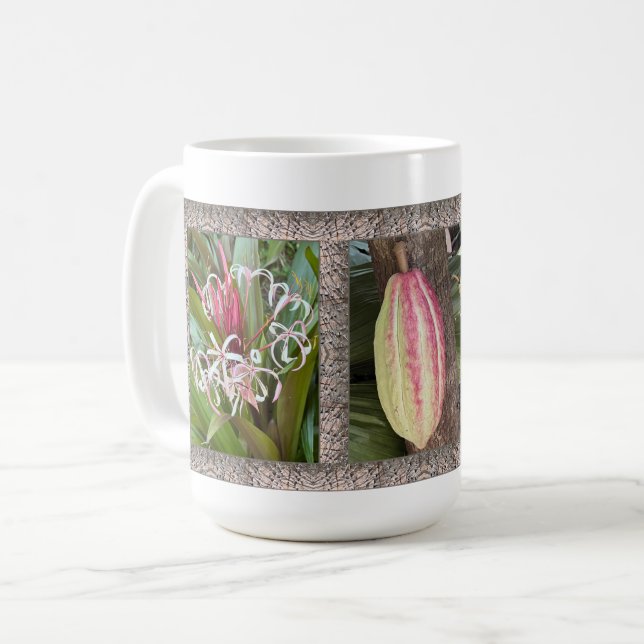 Taza De Café Café inspirador con plantas en huelga (Anverso izquierdo)