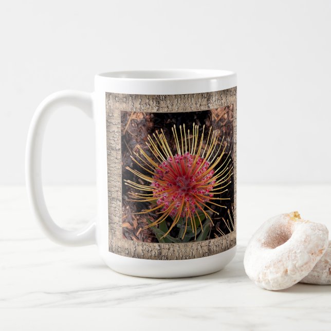Taza De Café Café inspirador con proteínas impactantes (Con donut)