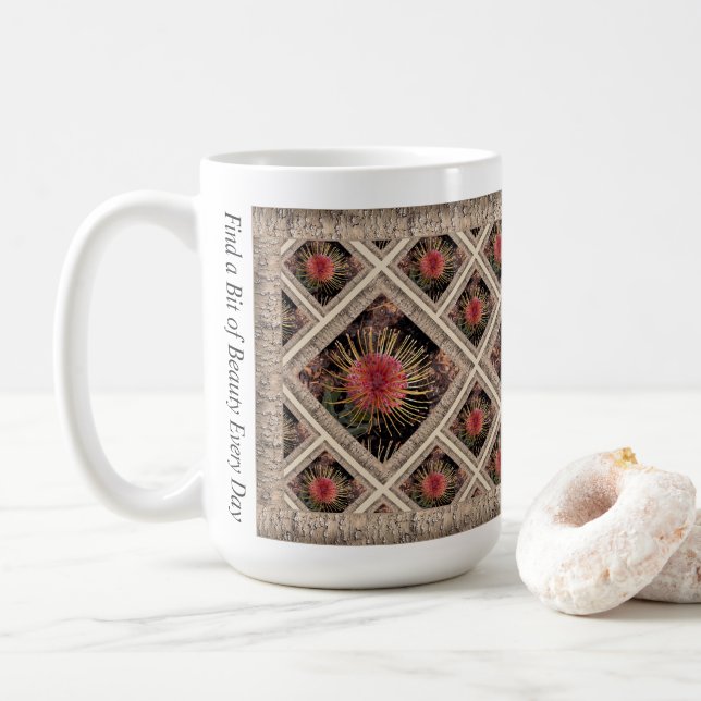 Taza De Café Café inspirador con proteínas impactantes (Con donut)