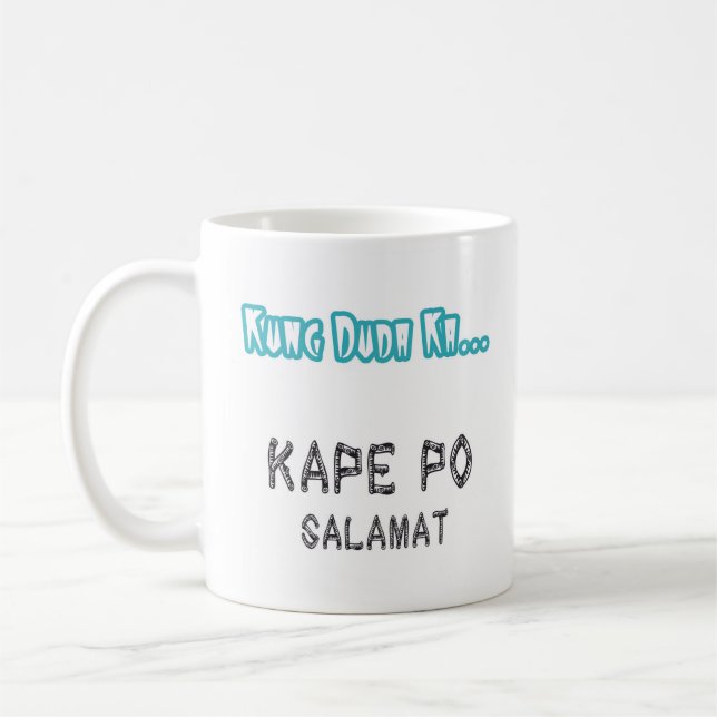 Taza De Café Café Kape Po Mug (Izquierda)