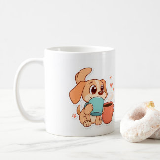 Taza De Café Café lindo para los amantes del perro"