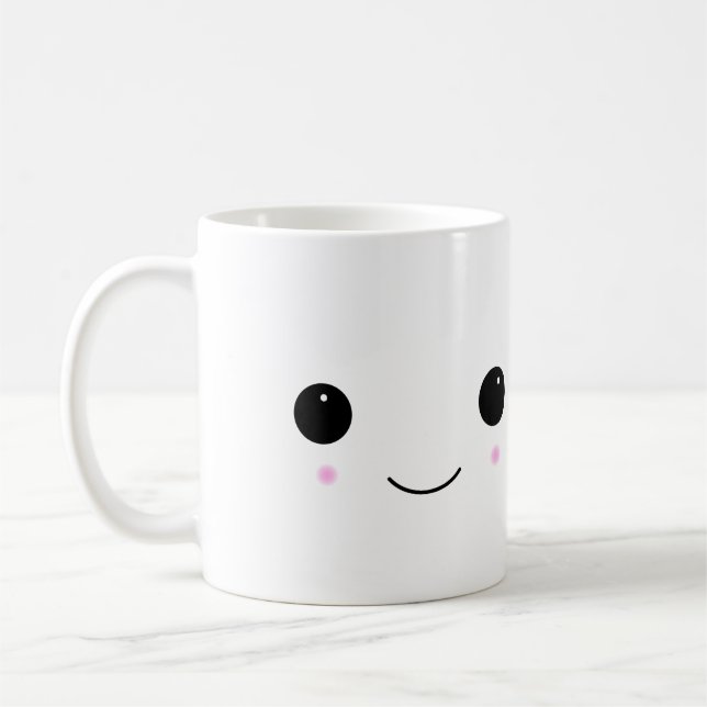 Taza De Café Café malvavisco Kawaii Mug (Izquierda)
