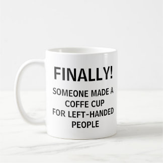 Taza De Café Café manos izquierdo Mug