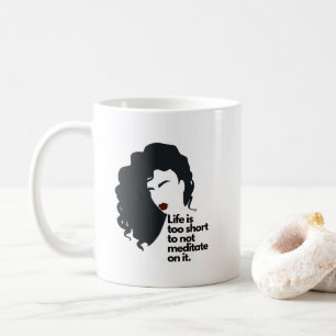 Taza De Café Café Mantra inspirador Mug