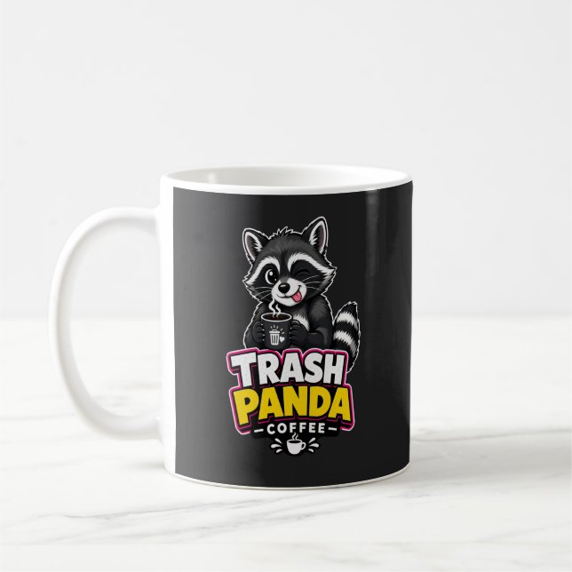 Taza De Café Café Mapache de Basura (Izquierda)