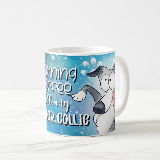 Taza De Café Café matutino con mi compañero de frontera (Anverso derecho)