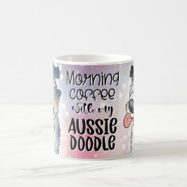 Taza De Café Café matutino con mi Doodle australiano