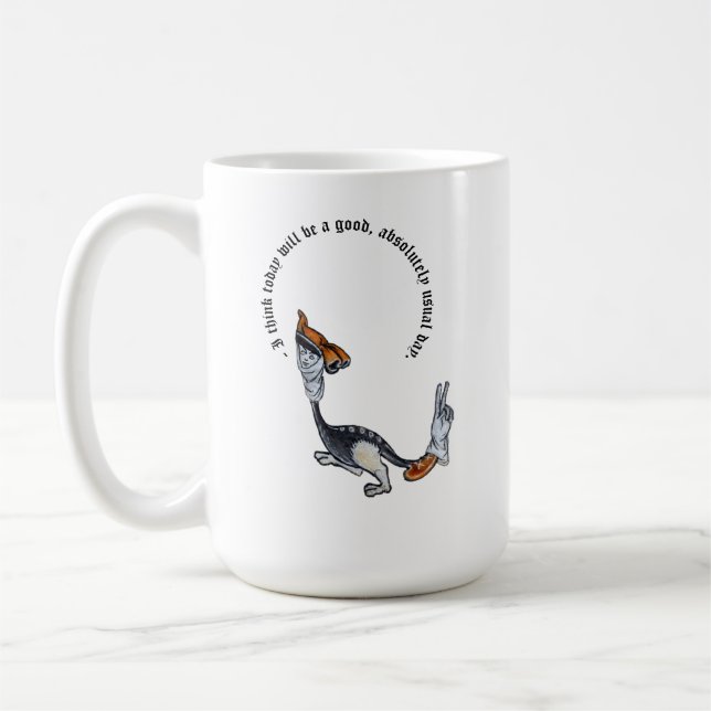 Taza De Café Café matutino con simpáticos monstruos medievales (Izquierda)