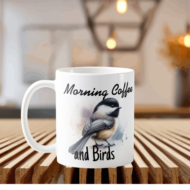 Taza De Café Café matutino y aves (Subido por el creador)