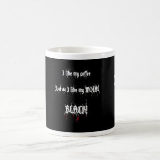 Taza De Café Café metalizado negro