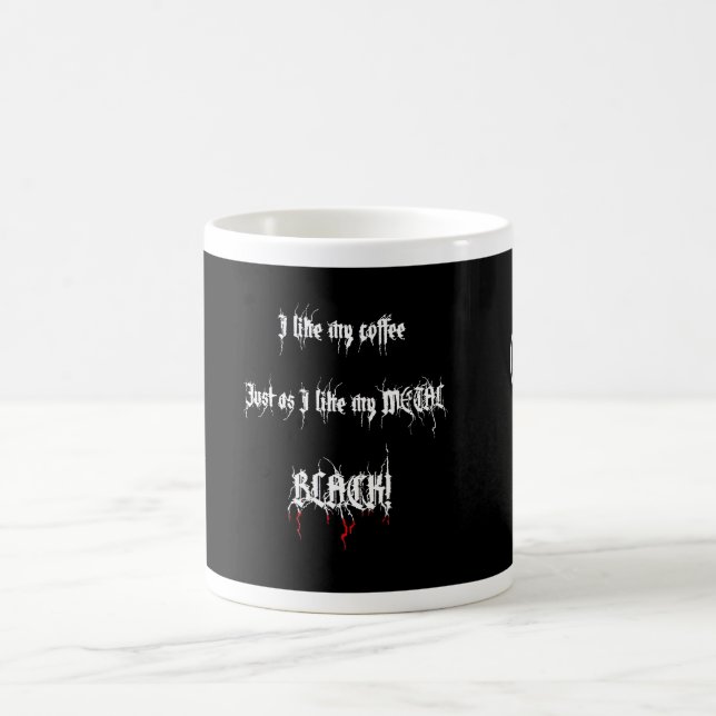 Taza De Café Café metalizado negro (Centro)
