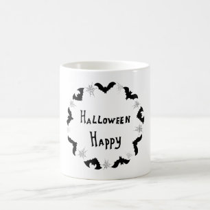 Taza De Café Café minimalista feliz de Halloween