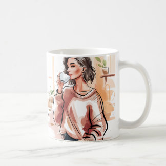 Taza De Café Café motivacional - Alimentado por la ambición
