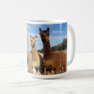 Taza De Café Café Mug - Alpacas Phaethon, Barley y Marvin