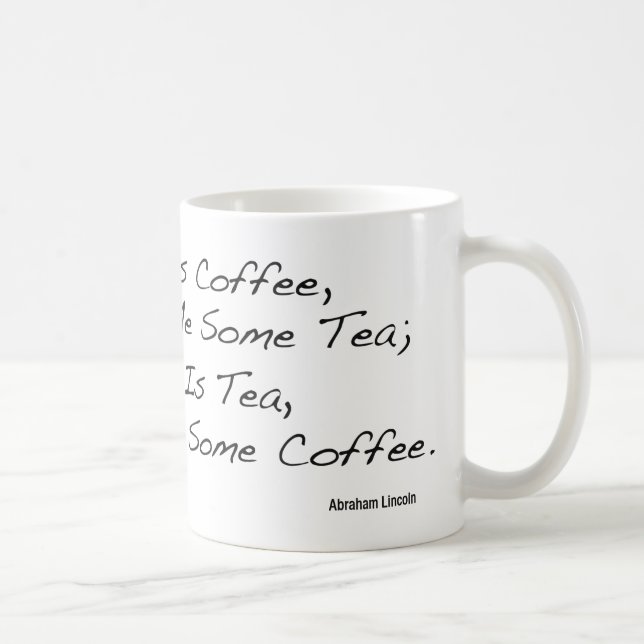 Taza De Café Café? Mug blanco clásico de 11 oz (Derecha)