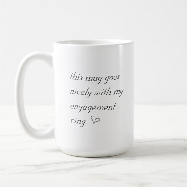 Taza De Café Café Mug comprometido (Izquierda)